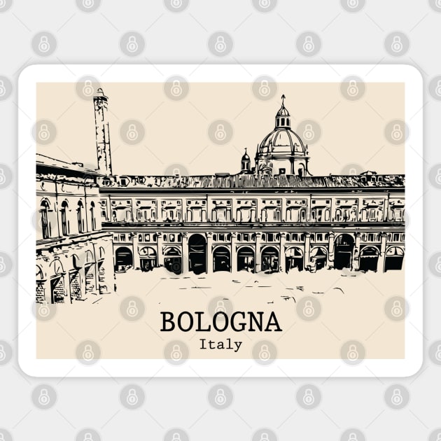 Bologna - Italy Magnet by Lakeric